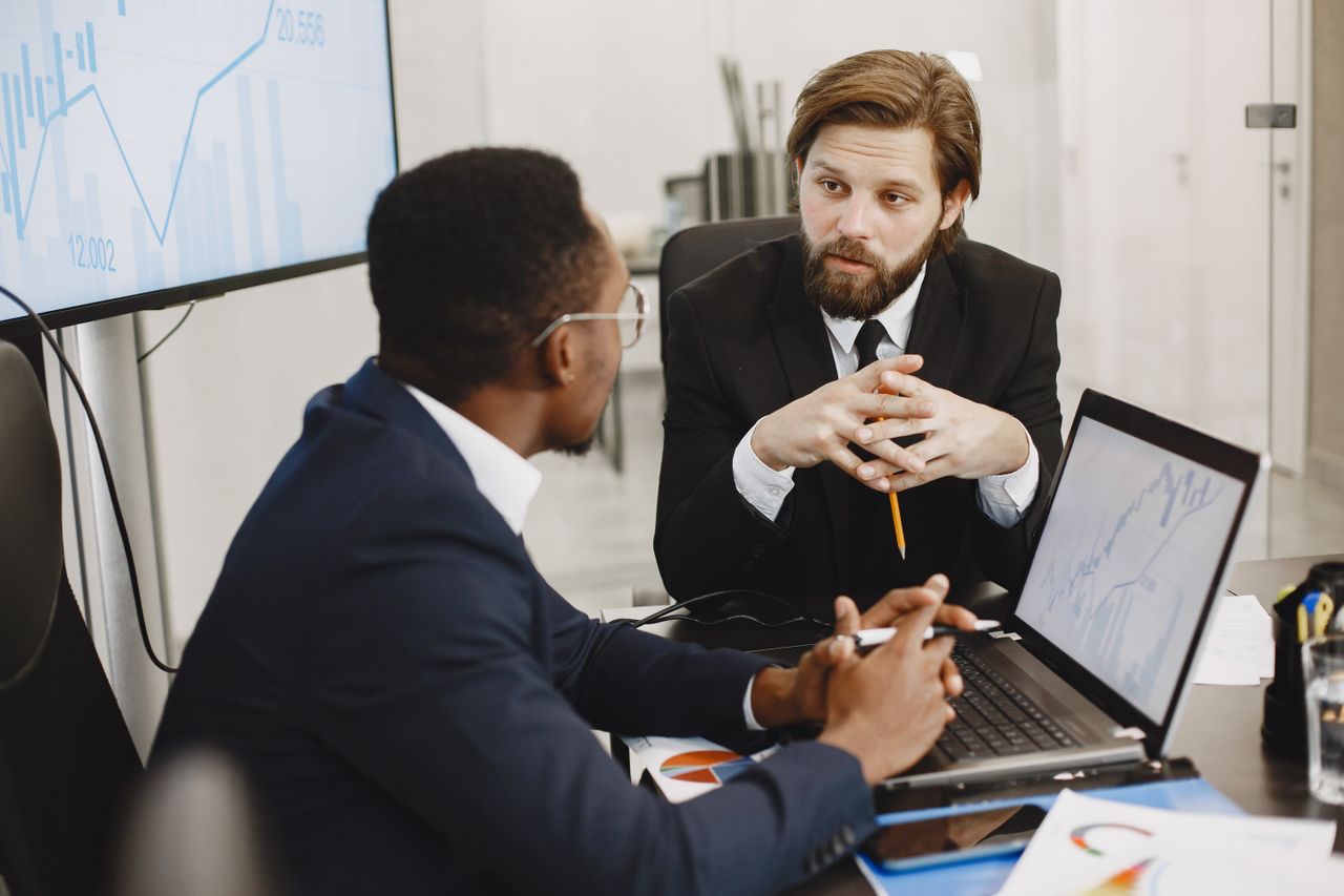 Business team discussing corporate secretarial support